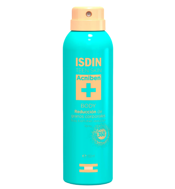 ISDIN Acniben+ Corps Spray Réducteur Boutons Peaux Grasses 150ML