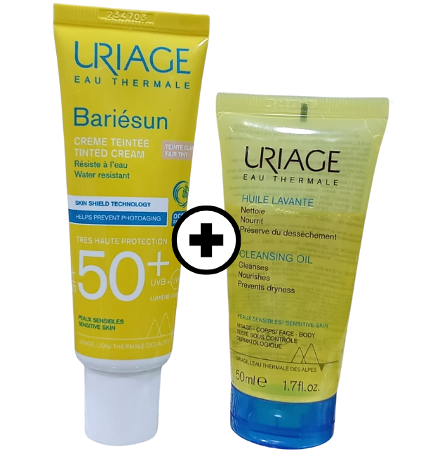 Uriage Bariesun Crème Teinte Claire Peaux Sensibles SPF50+ 50ML